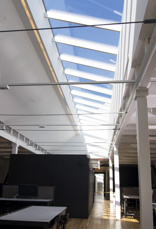Modernizing the College of Architecture with the intelligent use of natural interior daylight